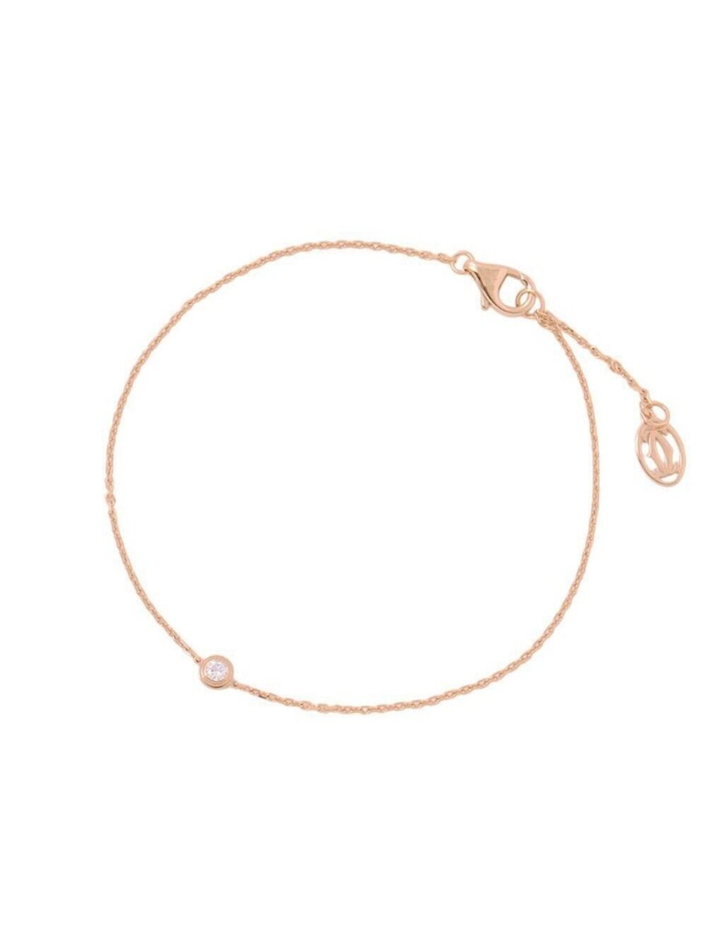 Cartier Bracelet D'amour XS Mini Model Diamond 18k Pink Gold